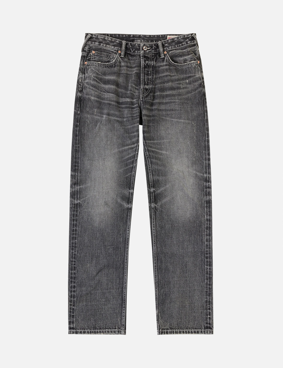 Black Palette Seagull Embroidery Jeans #2020